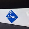 Aral - BV Aral Emailleschild von Öelpumpenschrank (Um 1950)