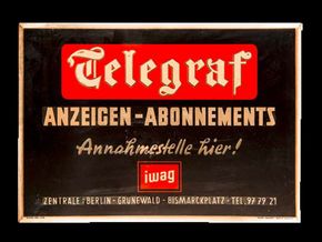 Telegraf um 1930/1950