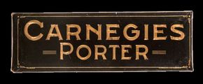 Carnegies Porter. (Wohl Carlsberg Brauerei / Schweden) um 1908-1914
