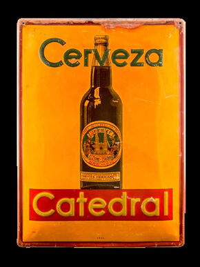 Remmer Brauerei. Remmer Dombräu / Cerveza Catedral (Bremen) Um 1925