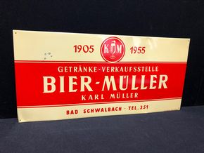 Bier Müller Bad Schwalbach (Um 1955) A114