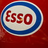Autorisierte Verkaufsstelle Esso Motorenöle  84 x 60 cm - Emailschild um 1965