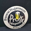 Hagenmeyer Brauerei - Emailschild aus der Zeit um 1960
