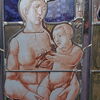 Bleiverglasung des Künstlers Hubert Schaffmeister (1928 - 2012) Motiv 2: Jesuskind mit Taube