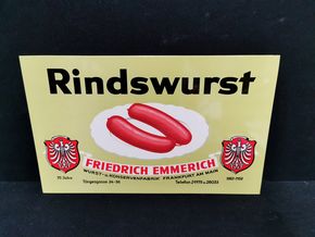 Friedrich Emmerich Wurst- und Konservenfabrik / Motiv2: Rindswurst