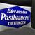 Postbrauerei Oettingen - Bier aus der (Gewölbtes Emailleschild aus der Zeit um 1925)