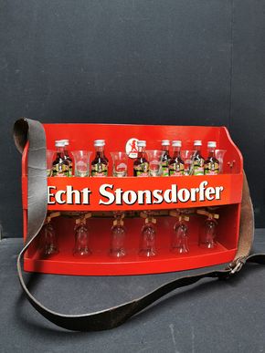 Echt Stonsdorfer Bauchladen (1955/1960)