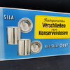 All-Sila Konservendosen für Obst - Blechschild aus der Zeit um 1955