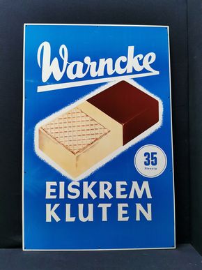 Warncke Eiskreme - Kluten für 35 Pfennig (50er / 60er Jahre)