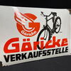 Göricke Fahrräder Verkaufsstelle (Gewölbtes Emailleschild um 1930)