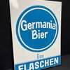 Germania Bier in Flaschen (Emailleschild aus dem Archiv von Boos & Hahn)
