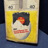 Bosch Thermo Elastik / Batterie / Zündkerze - Werbethermometer 51 x 11 cm - D um 1960
