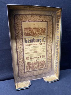 Lemburg & Co. Blechwaren-Fabrik Hamburg (Briefablage)