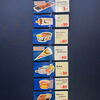 Bolle Eiskreme 9er-Set Blechschilder (Ca. 1969)