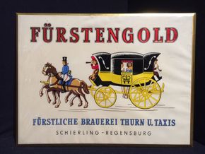  Fürstliche Brauerei Thurn und Taxis - Schierling Regensburg / Fürstengold (Um 1950)