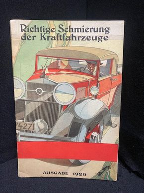 Gargoyle Mobiloel - Richtige Schmierung der Kraftfahrzeuge 1929