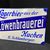 Löwenbrauerei G. Schlumberger - Lagerbier (Emailleschild)