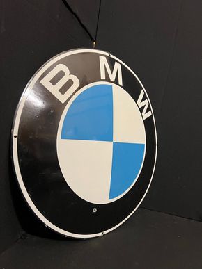 BMW Emailleschild - Logo / Wappen rund 60 cm im Durchmesser um 1955/60