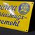 Minerva Hochleistungs Legemehl Küken Emailschild 33 x 18 cm - D um 1925