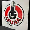Leuna Emailleschild in stattlicher Größe (50er Jahre)
