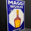 Maggis Würze - Einzig! (Gewölbtes Emailleschild um 1915)