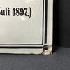 Rauchen verboten (Gewölbtes Emailleschild um 1925)