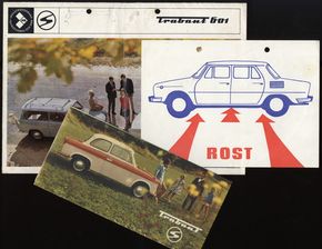 3 Trabant Infobroschüren