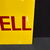 Shell Tankstellen-Benzinpreis-Zahlenschild mit den Zahlen 4 und 5 (Vorder- bzw Rückseite)