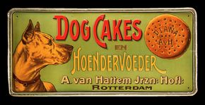 A. van Hattem Hundekuchen Rotterdamm / Niederlande um 1908 - 1914