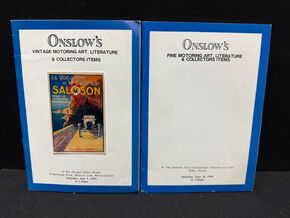 Onslows Katalog 2er-Set von 1994