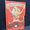 Esso Schlepper-Uhr (Pappschild mit Metallzahnrad)