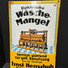 Ernst Herrschuh - Elektrische Wäsche Mangel (Emailleschild der 20er Jahre)