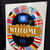 Welcome (Gewölbtes Emailleschild um 1960)