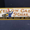 Yellow Cab 5 Cent Cigar (Neuzeitliches Emailleschild)