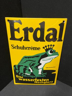 Erdal Schuhcreme Emailleschild
