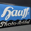 Hauff Photo-Artikel (Emailleschild um 19