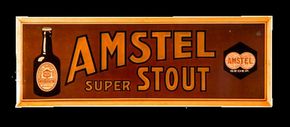 Amstelbrouwerij. Amstel Super Stout um 1925
