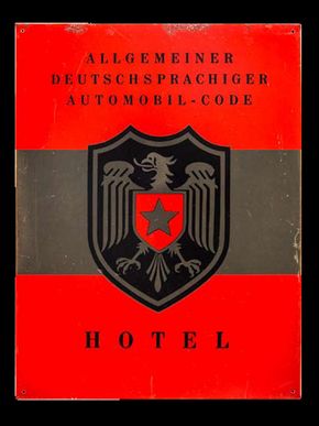 Allgemeiner Deutschsprachiger Automobil-Code, Hotel um 1960