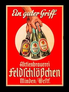 Feldschlößchen Aktienbrauerei um 1950