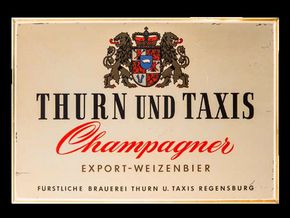Thurn und Taxis Brauerei Regensburg - Champagner Export-Weizenbier (Um 1965)