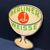 Berliner Weisse - Groterjan - Blechschild in Glasform. Um 1955. (A99)