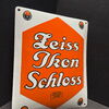 Zeiss Ikon Schloss Emailleschild 32x 26 cm D um 1930