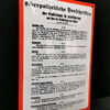 Oberpolizeiliche Vorschriften über Einstellräume für Kraftfahrzeuge. München: 10.5.1927 (Emailleschild)