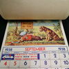 Esso Originalkalender aus dem Jahr 1938 (USA)
