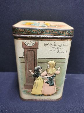 Carr & Co. Biscuit Blechdose mit fantastischen Kindermotiven (England um 1915)
