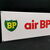BP Air - Emailleschild (60er Jahre) In der Größe von 35 x 75 cm.