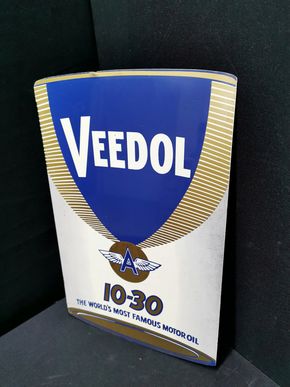 Veedol - The World’s most famous Motoroil (Beidseitiger Blechausleger)