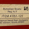 Budweiser Neon Leuchte - Original aus den USA - Baujahr 1985
