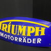 Triumph Motorräder Emailschild Nürnberg