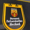 Herforder Felsenkeller Flaschenbier - Herford - Emailleschild 51 x 35 cm